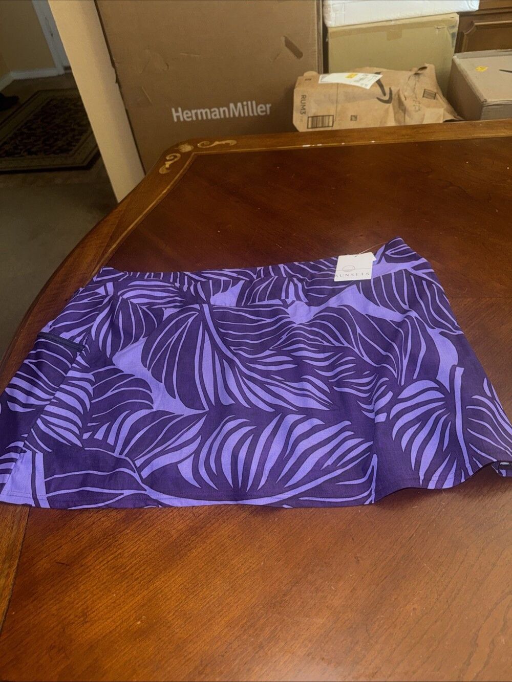 Mystic Palms Sporty Swim Skirt Size 16 - Picture 2 of 6